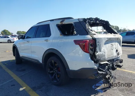 2021 Ford Explorer St из США, поврежденный, VIN 1FM5K8GC7MGA17286